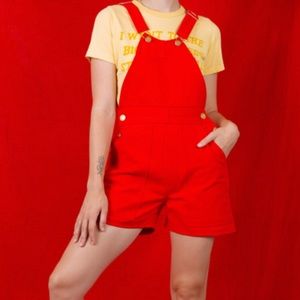 Big Bud Press- Mustang Red Shorteralls